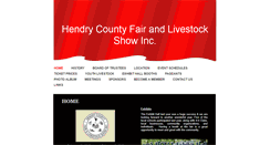 Desktop Screenshot of hendrycountyfair.com